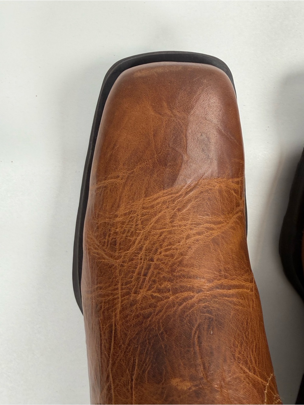 Ariat Midtown Rambler Mens Leather Chelsea Boots Size 9.5 EE Barn Brown 10019868 - Picture 8 of 16